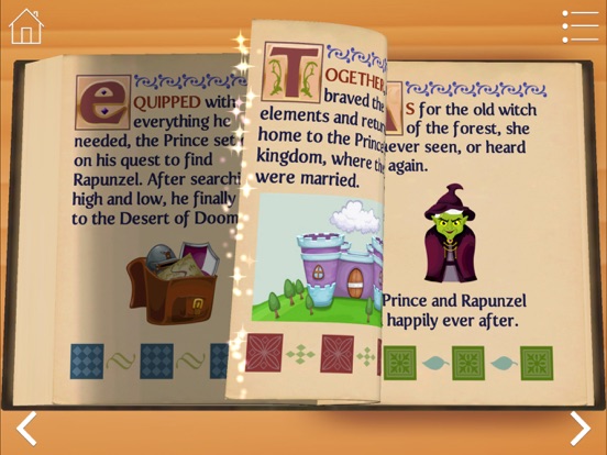 StoryToys Princess Rapunzel iPad app afbeelding 3