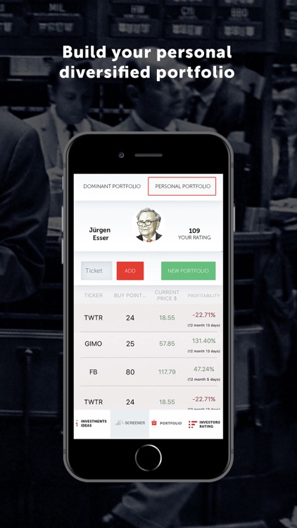 Dominant investors: Stocks screenshot-4
