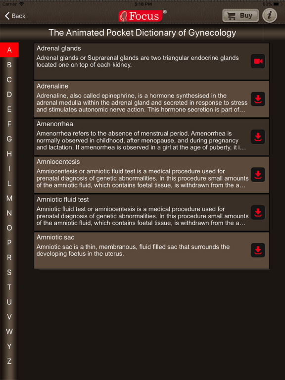 Screenshot #5 pour Gynecology Dictionary