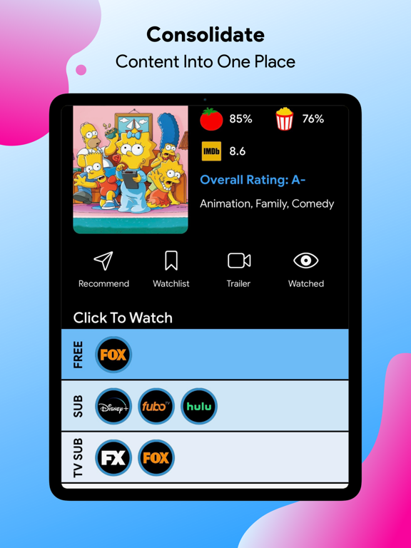 Screenshot #4 pour Gatsby: TV Guide & Tracker App