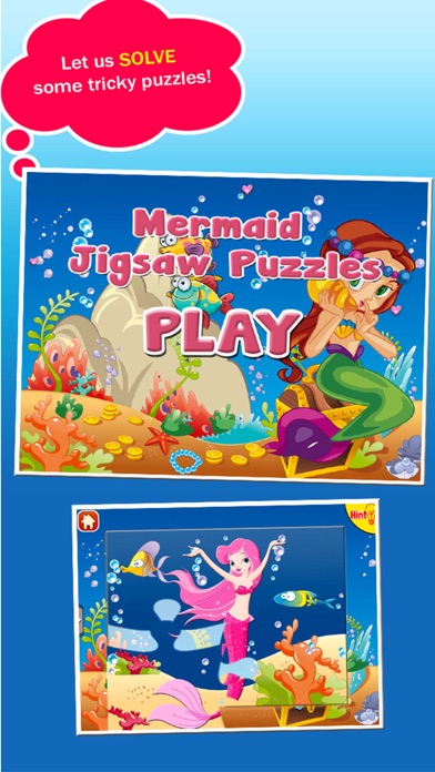 Mermaid Princess Puzzles Screenshot