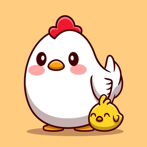 Animated Crazy Chicken icon