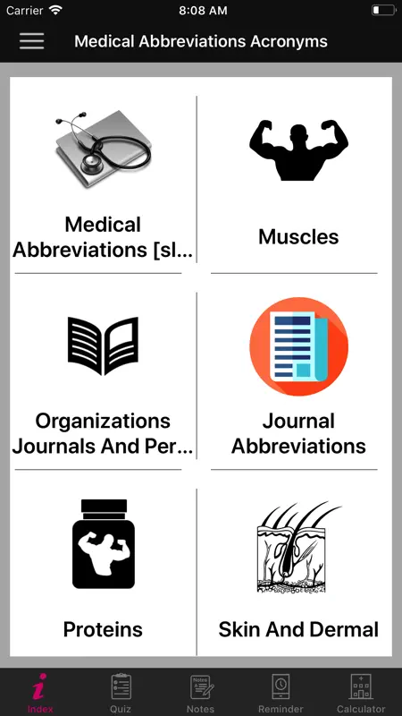 Medical Abbreviations Acronyms screenshot 5 of 10