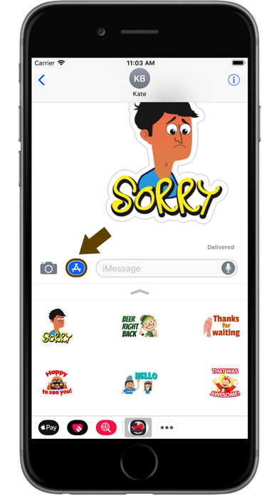 How to cancel & delete Stickers: Custom Sticker Maker from iphone & ipad 3