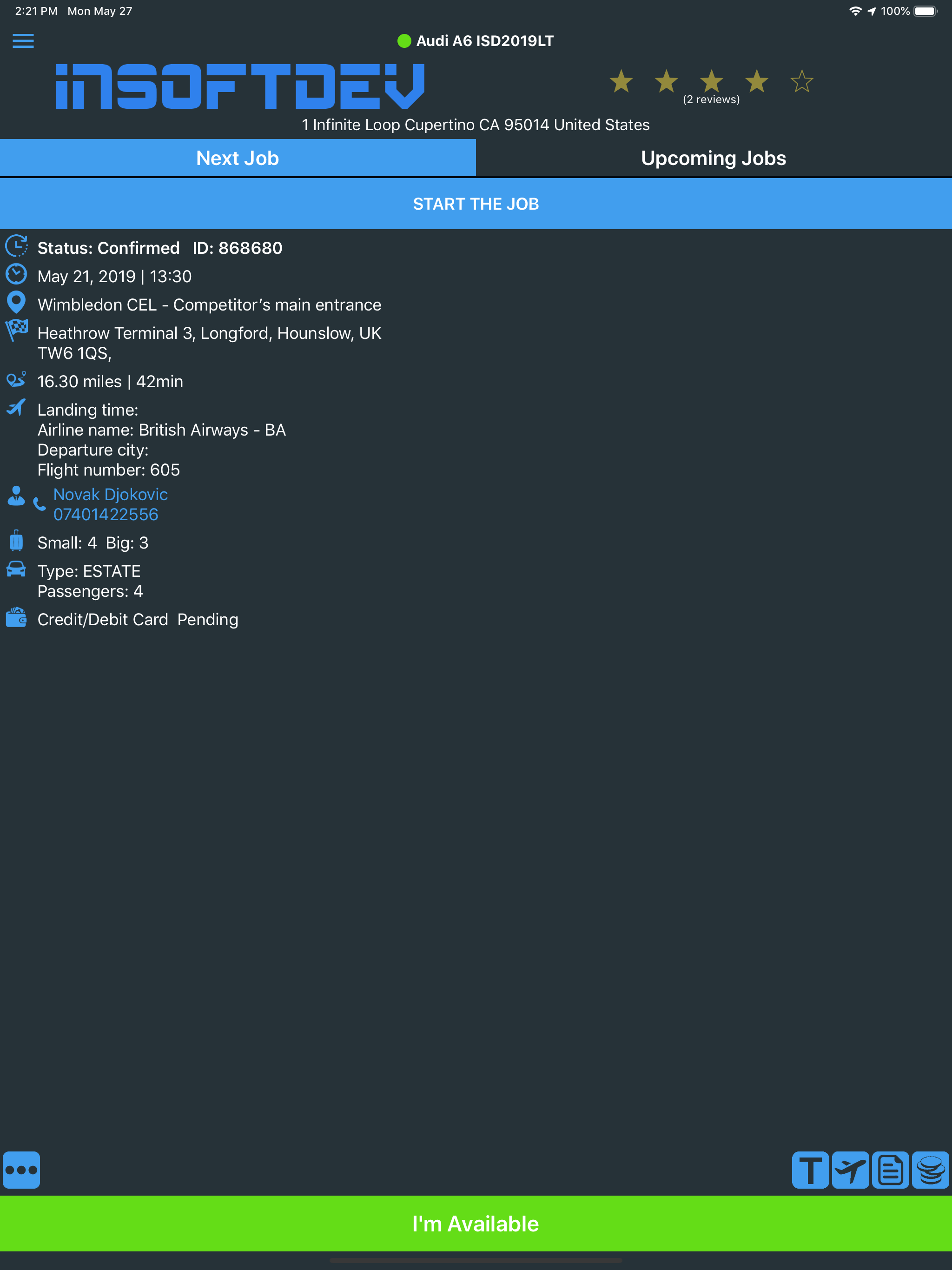 INSOFTDEV SmartCar Driver