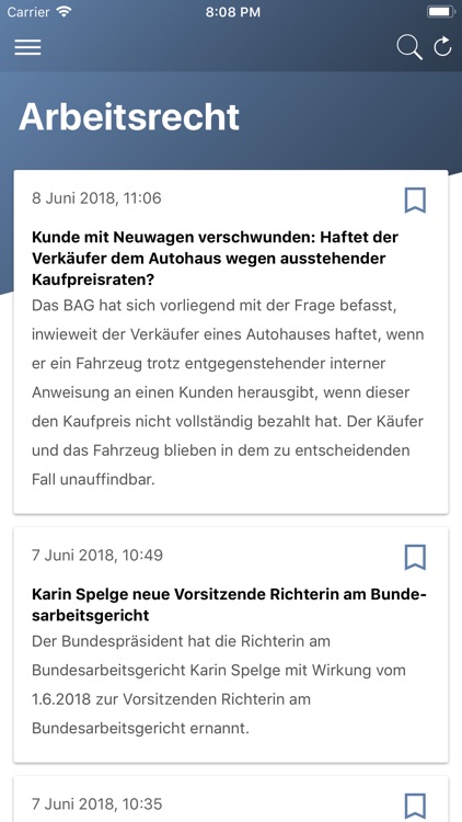 Aktuelle Urteile