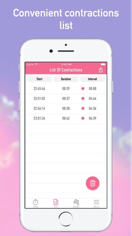 Labor Contraction Timer + screenshot-3