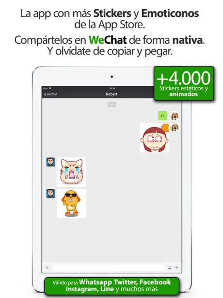 Stickers para WeChat