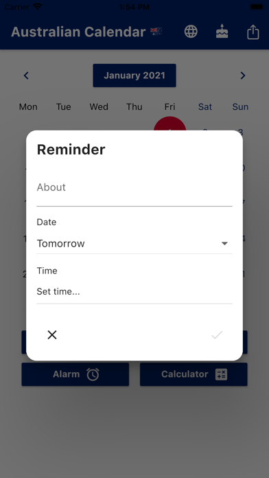 Australian Calendar 2024 Screenshot 3 - AppWisp.com