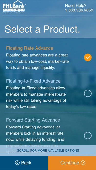FHLBank Atlanta - Configurator Screenshot