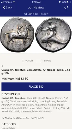 Classical Numismatic Group screenshot 4