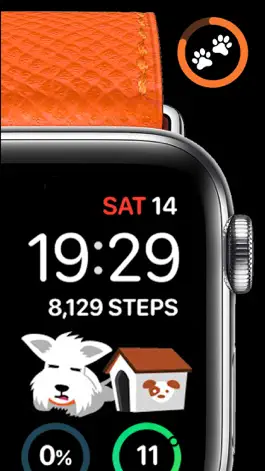 Game screenshot StepDog - Watch Face Dog apk