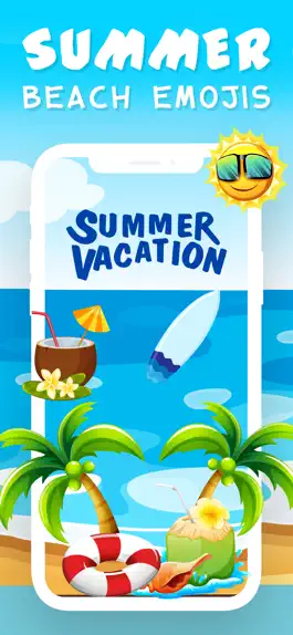 Game screenshot Summer Beach Emojis mod apk
