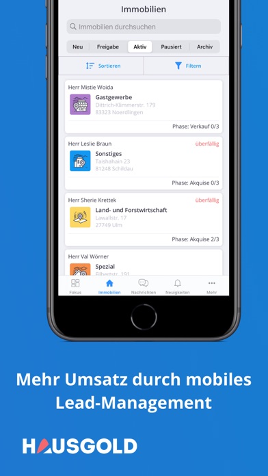 HAUSGOLD Connect Screenshot