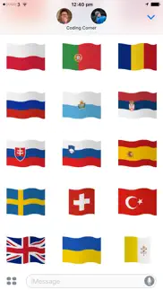 euro flags: animated stickers айфон картинки 3