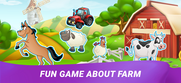 Farm Animals Toddler Games 3