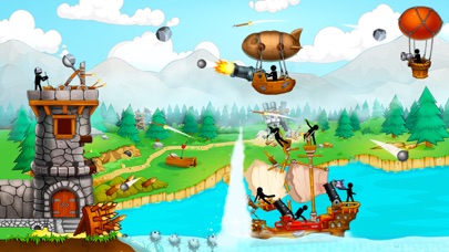 The Catapult: stick man game Screenshot