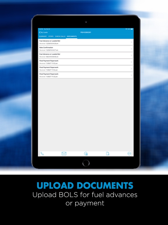 TQL Carrier Dashboard iPad screenshot 4 - Business app