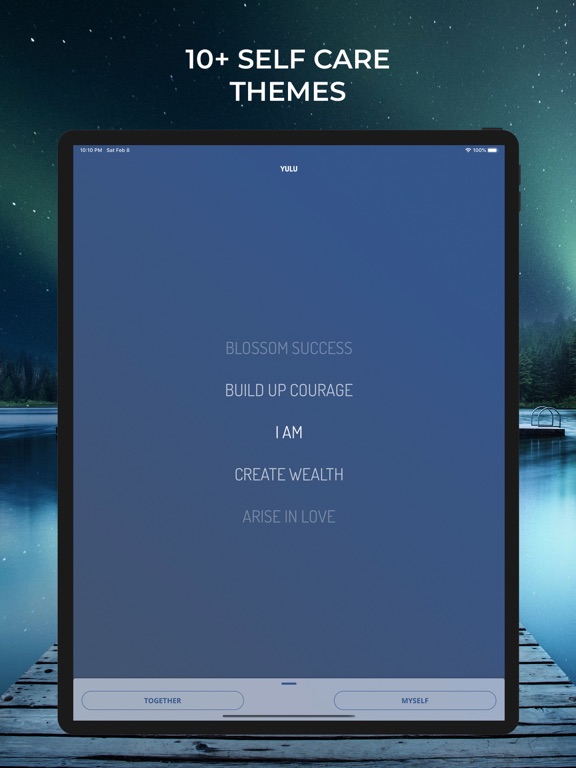 Affirmations Journal by Yulu iPad screenshot 4 - Health & Fitness app