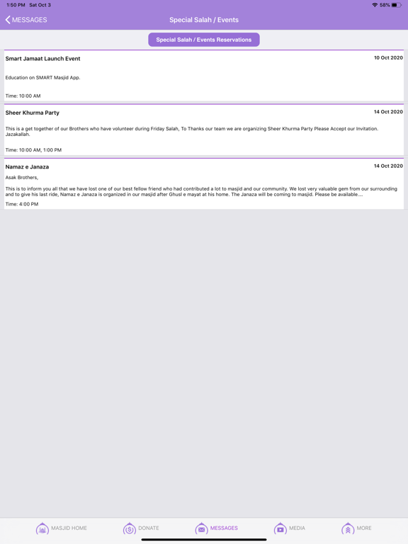 SMART Jamaat iPad screenshot 7 - Productivity app