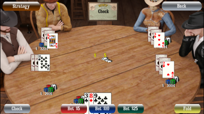 Cowboy Cardsharks Poker Screenshot