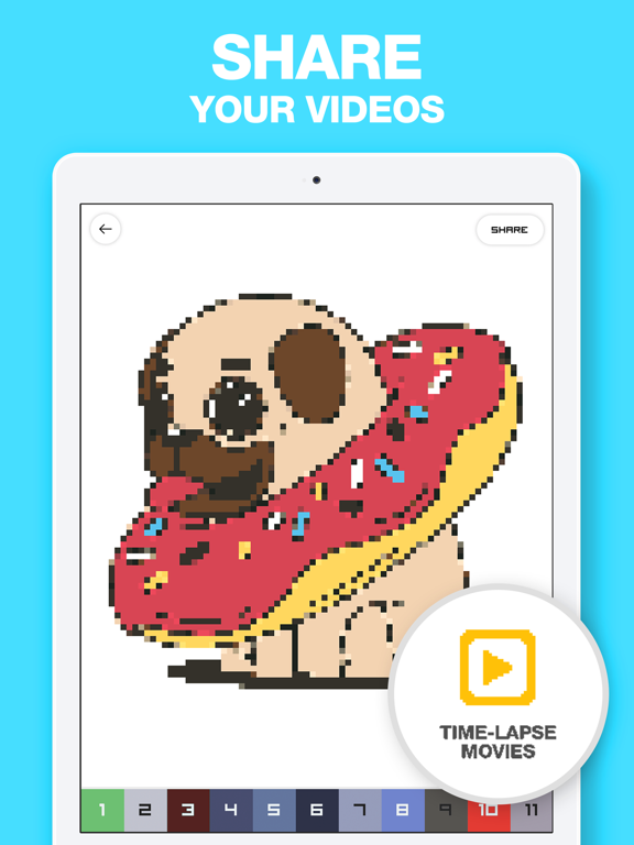 Screenshot #4 for MEOW - Color by Number