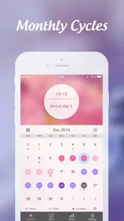 monthly cycles iphone screenshot 1