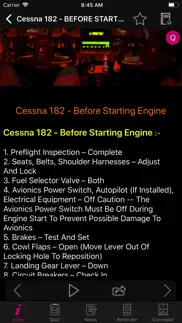 cessna 182 preflight checklist iphone screenshot 4