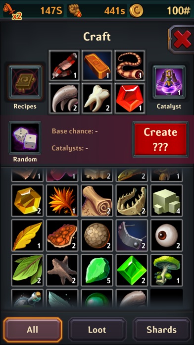Dungeon Crusher: Soul Hunters Hack screenshot 5 - game app interface