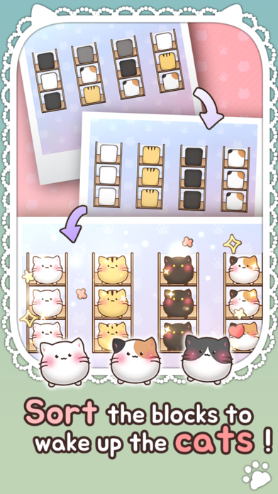 Screenshot #2 pour Sort the Cats - Brain puzzle