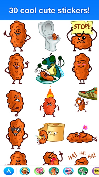 Poo Animated - Stickers