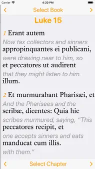 Latin-English Bible iphone bilder 2