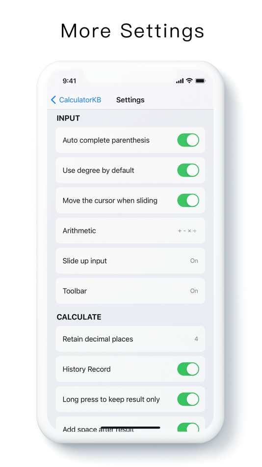 #4. Calculator Keyboard - Faster (iOS) 由: 万庄 黄