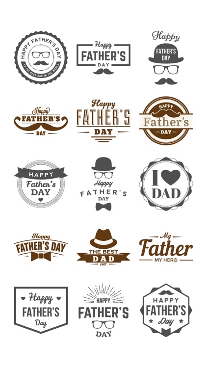 Father's Day Fun Stickers Pack