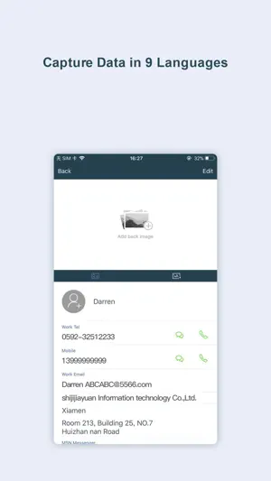 business card scanner-sam pro screenshot 2