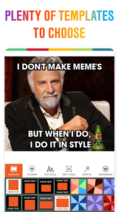 MEME Maker` screenshot 2