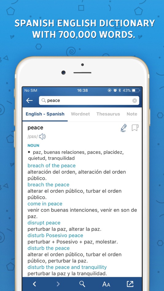 Diccionario Inglés Español - 1.1 - (iOS)