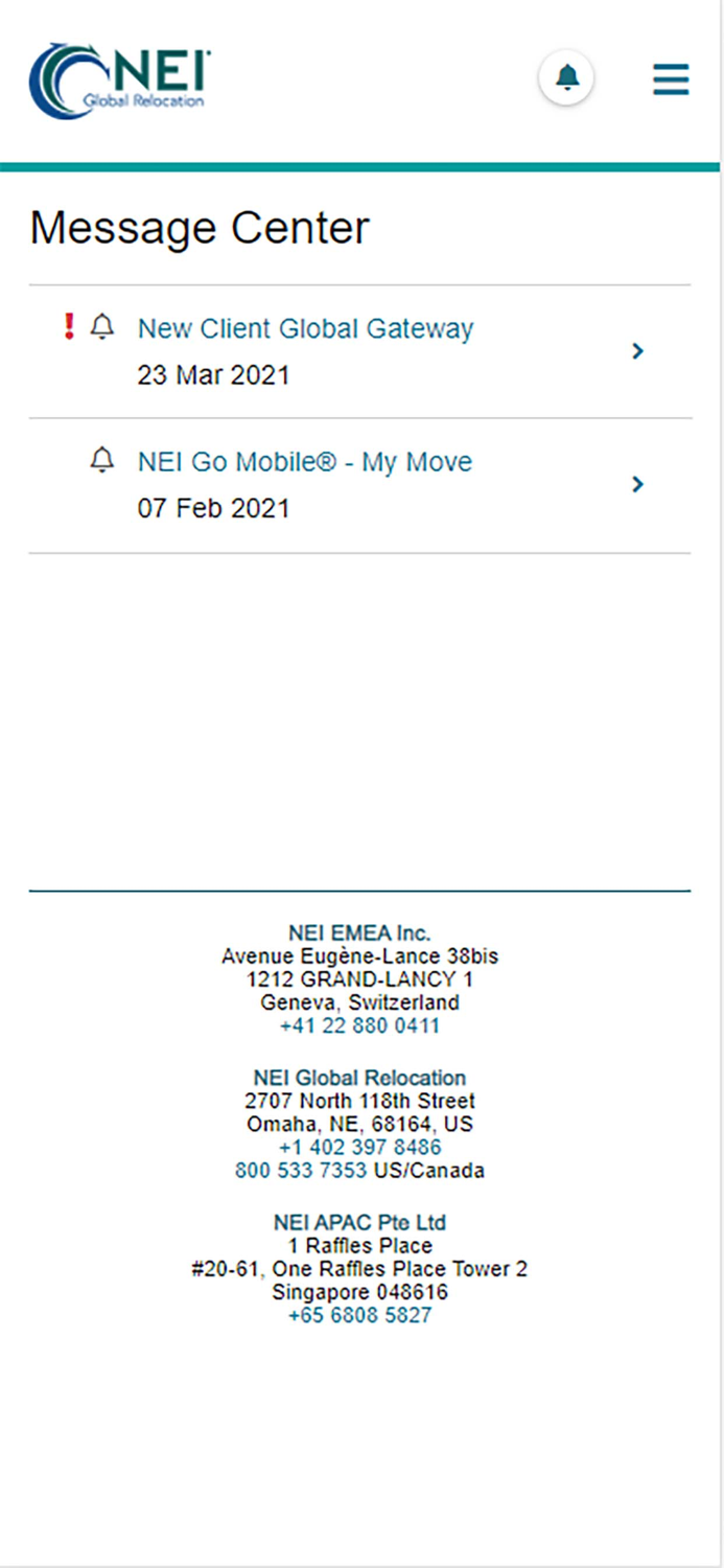 NEI Go Mobile For Clients