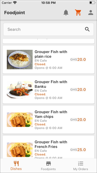 Foodjoint Screenshot