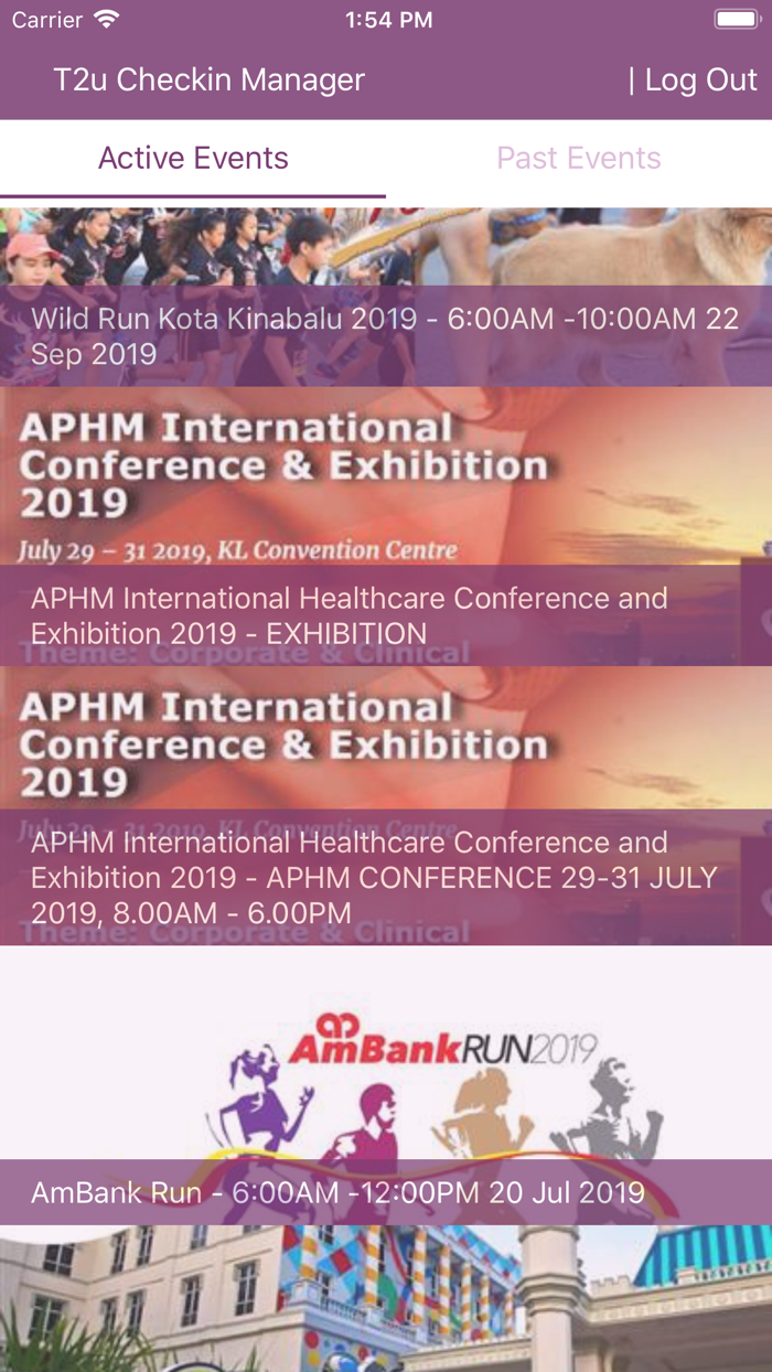 Ticket2u Check-in Manager