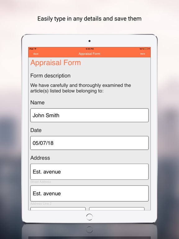 Screenshot #5 pour Appraisal App