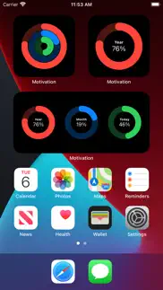 motivation - year progress iphone screenshot 1