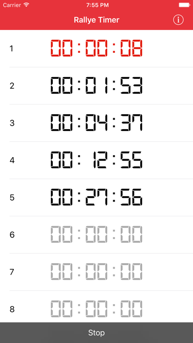 Rallye Timer Screenshot