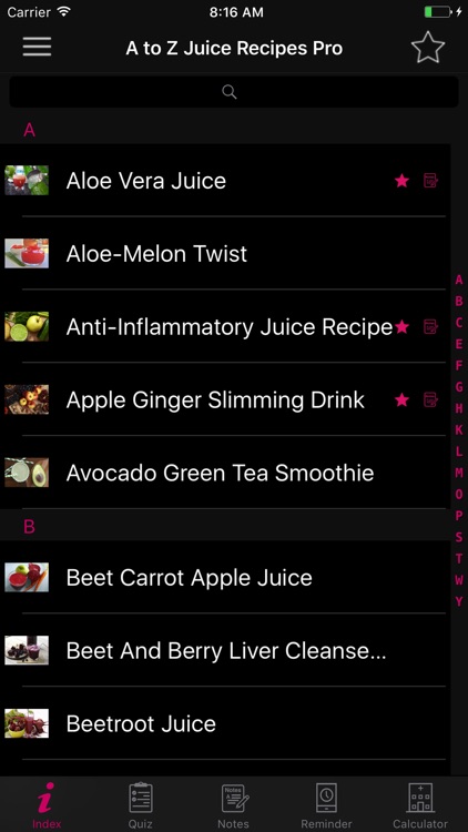 AZ Juice Recipes screenshot-4