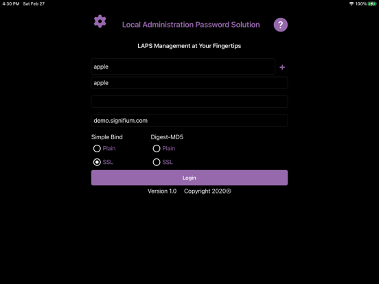 Screenshot #4 pour LAPSSignify LAPS Help Desk