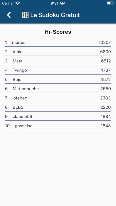 Screenshot #2 pour Le Sudoku G