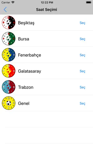 Futbol Saati screenshot 1