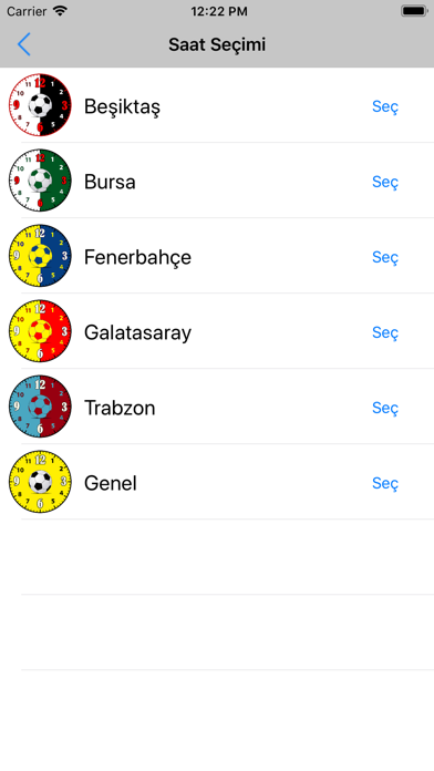 Futbol Saati Screenshot