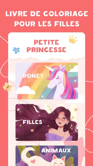 Capture d'écran de Jeux De Coloriage Pour Filles؜ sur iPhone 5
