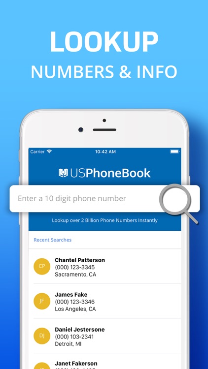 USPhoneBook: Reverse Caller ID screenshot-2